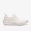 Γυναικεία λευκά Sneakers Solevana με κορδόνια