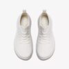 Γυναικεία λευκά Sneakers Solevana με κορδόνια