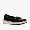 Γυναικεία Loafers Breezesky Bay από μαύρο καμβά