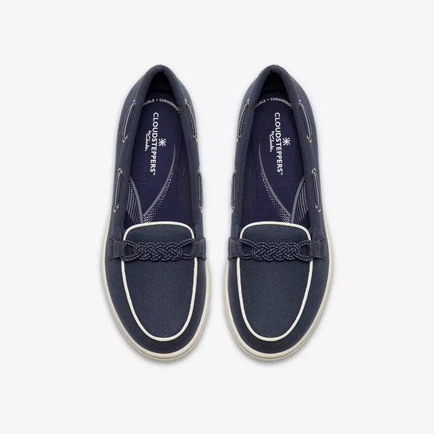 Γυναικεία Loafers Breezesky Bay Navy από καμβά Γυναικεία Loafers Breezesky Bay Navy από καμβά