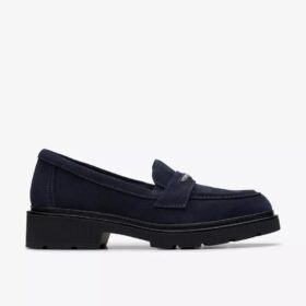 Γυναικεία Loafers Lauryl Step από σουέτ σε χρώμα ναυτικό μπλε