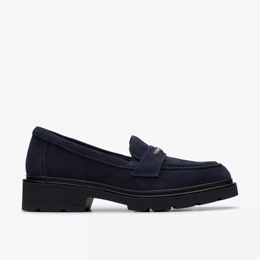 Γυναικεία Loafers Lauryl Step από σουέτ σε χρώμα ναυτικό μπλε Γυναικεία Loafers Lauryl Step από σουέτ σε χρώμα ναυτικό μπλε