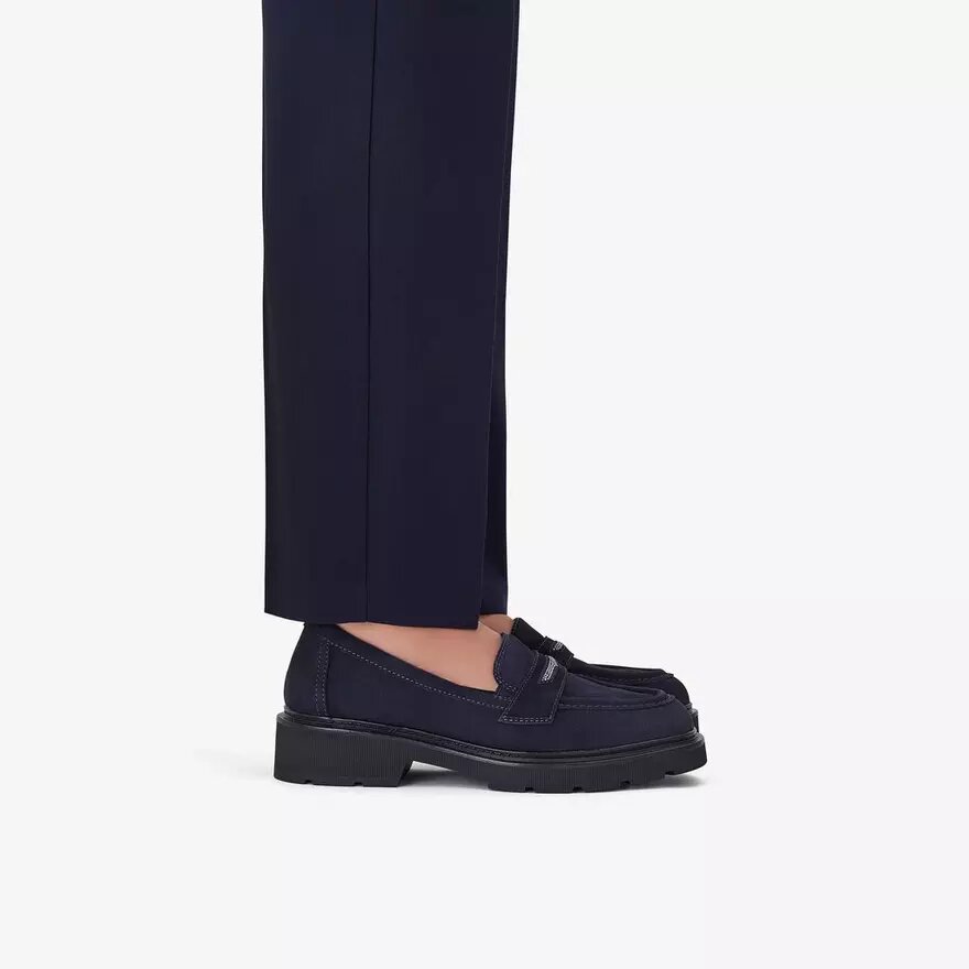 Γυναικεία Loafers Lauryl Step από σουέτ σε χρώμα ναυτικό μπλε Γυναικεία Loafers Lauryl Step από σουέτ σε χρώμα ναυτικό μπλε