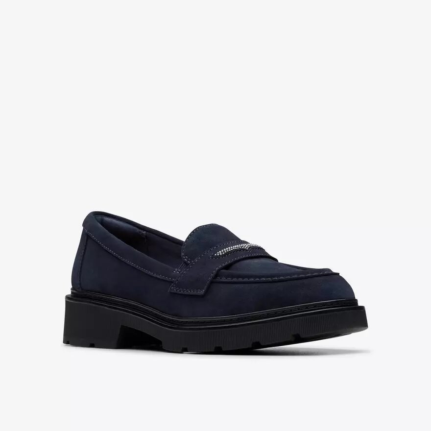 Γυναικεία Loafers Lauryl Step από σουέτ σε χρώμα ναυτικό μπλε Γυναικεία Loafers Lauryl Step από σουέτ σε χρώμα ναυτικό μπλε