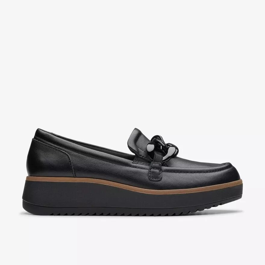 Γυναικεία Loafers Zylah May από μαύρο δέρμα (ΗΠΑ) Γυναικεία Loafers Zylah May από μαύρο δέρμα (ΗΠΑ)