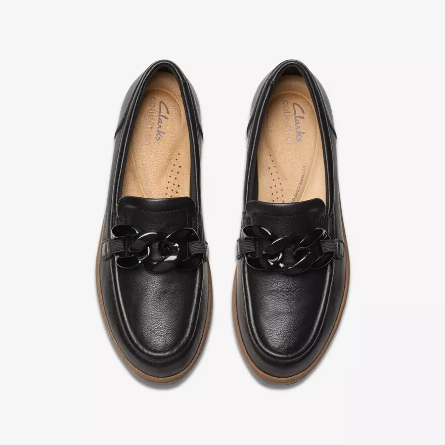 Γυναικεία Loafers Zylah May από μαύρο δέρμα (ΗΠΑ) Γυναικεία Loafers Zylah May από μαύρο δέρμα (ΗΠΑ)