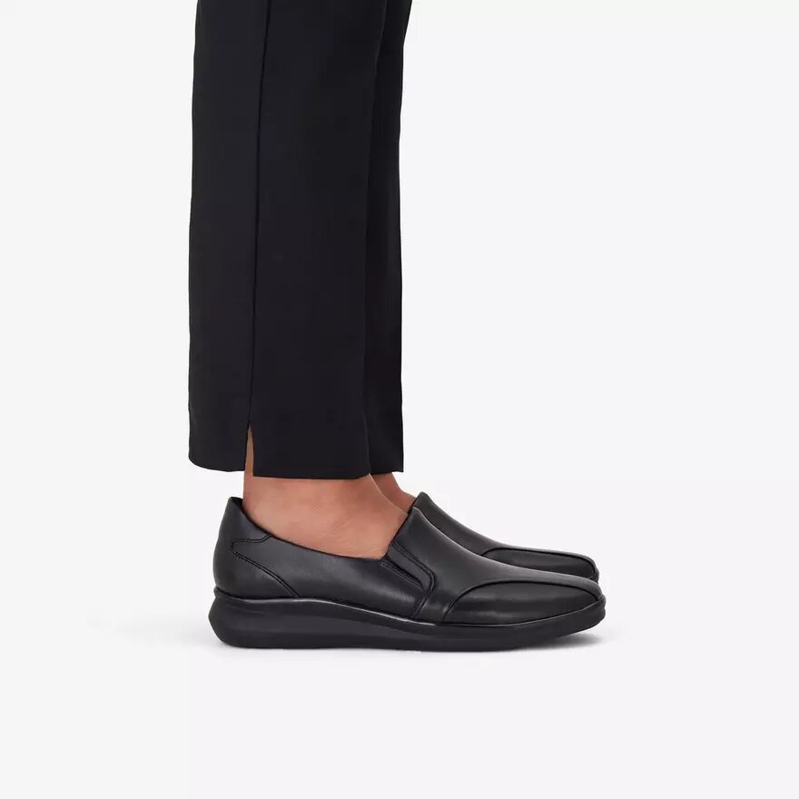 Γυναικεία μαύρα δερμάτινα Loafers Lynell Edge Γυναικεία μαύρα δερμάτινα Loafers Lynell Edge