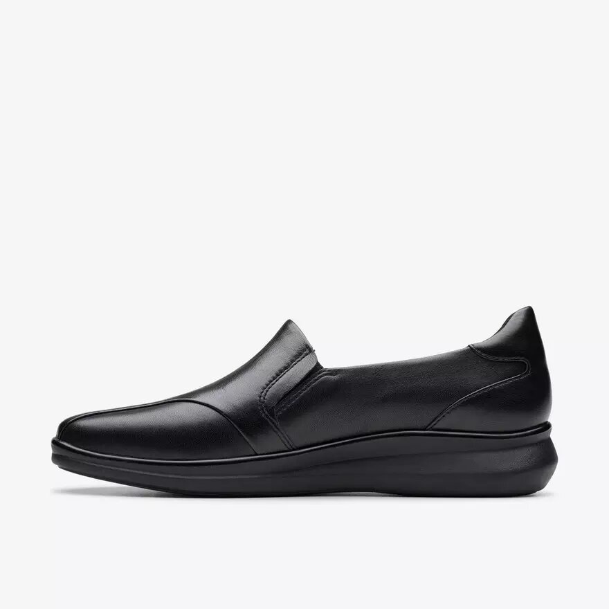 Γυναικεία μαύρα δερμάτινα Loafers Lynell Edge Γυναικεία μαύρα δερμάτινα Loafers Lynell Edge