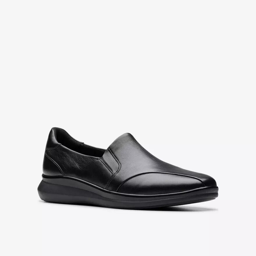 Γυναικεία μαύρα δερμάτινα Loafers Lynell Edge Γυναικεία μαύρα δερμάτινα Loafers Lynell Edge