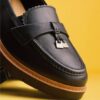 Γυναικεία μαύρα δερμάτινα Loafers Westlynn Bella Γυναικεία μαύρα δερμάτινα Loafers Westlynn Bella