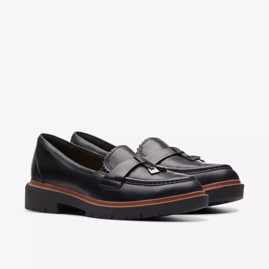 Γυναικεία μαύρα δερμάτινα Loafers Westlynn Bella Γυναικεία μαύρα δερμάτινα Loafers Westlynn Bella