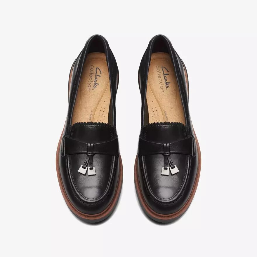 Γυναικεία μαύρα δερμάτινα Loafers Westlynn Bella Γυναικεία μαύρα δερμάτινα Loafers Westlynn Bella