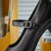Γυναικεία μαύρα δερμάτινα Mary Janes Shaya Jane Γυναικεία μαύρα δερμάτινα Mary Janes Shaya Jane