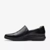 Γυναικεία μαύρα δερμάτινα Slip-ons χωρίς κορδόνια Lynell Γυναικεία μαύρα δερμάτινα Slip-ons χωρίς κορδόνια Lynell
