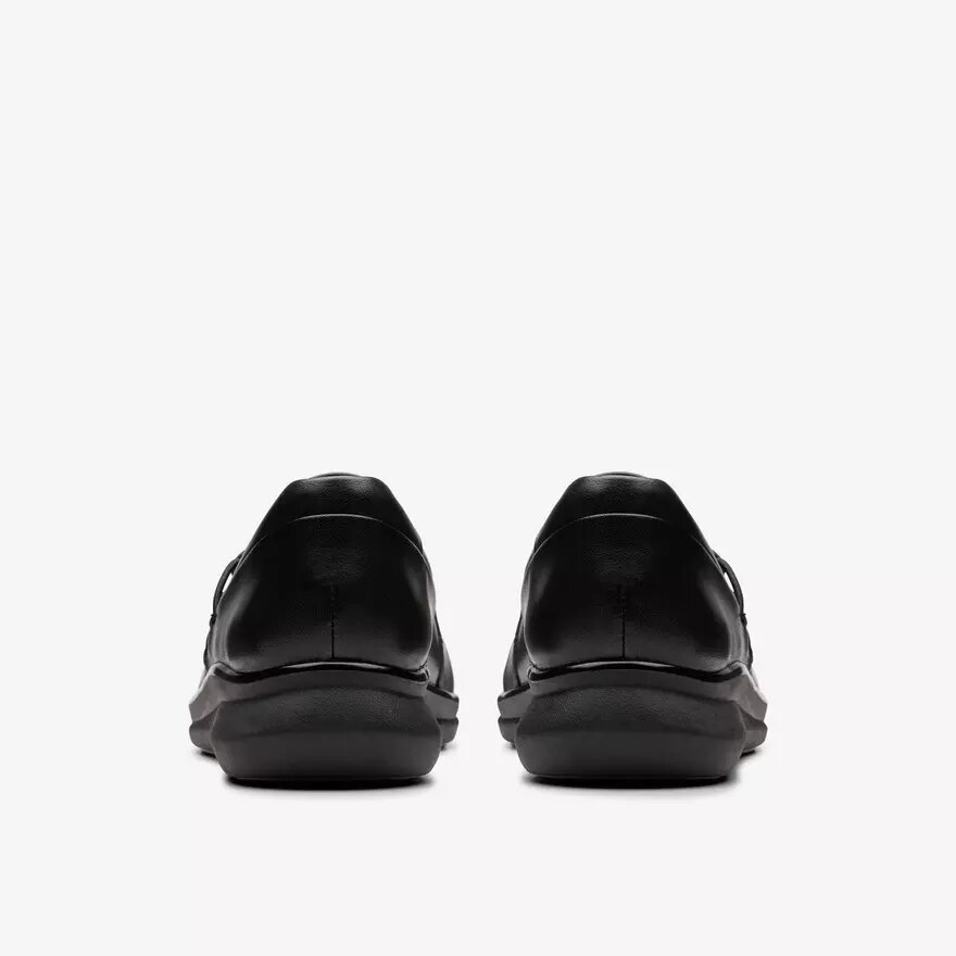 Γυναικεία μαύρα δερμάτινα Slip-ons χωρίς κορδόνια Lynell Γυναικεία μαύρα δερμάτινα Slip-ons χωρίς κορδόνια Lynell