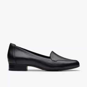Γυναικεία μαύρα δερμάτινα Slip-ons Krystine Lily