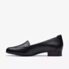 Γυναικεία μαύρα δερμάτινα Slip-ons Krystine Lily Γυναικεία μαύρα δερμάτινα Slip-ons Krystine Lily