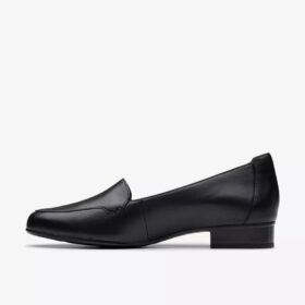 Γυναικεία μαύρα δερμάτινα Slip-ons Krystine Lily