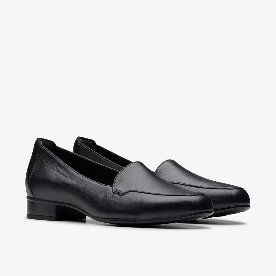 Γυναικεία μαύρα δερμάτινα Slip-ons Krystine Lily Γυναικεία μαύρα δερμάτινα Slip-ons Krystine Lily