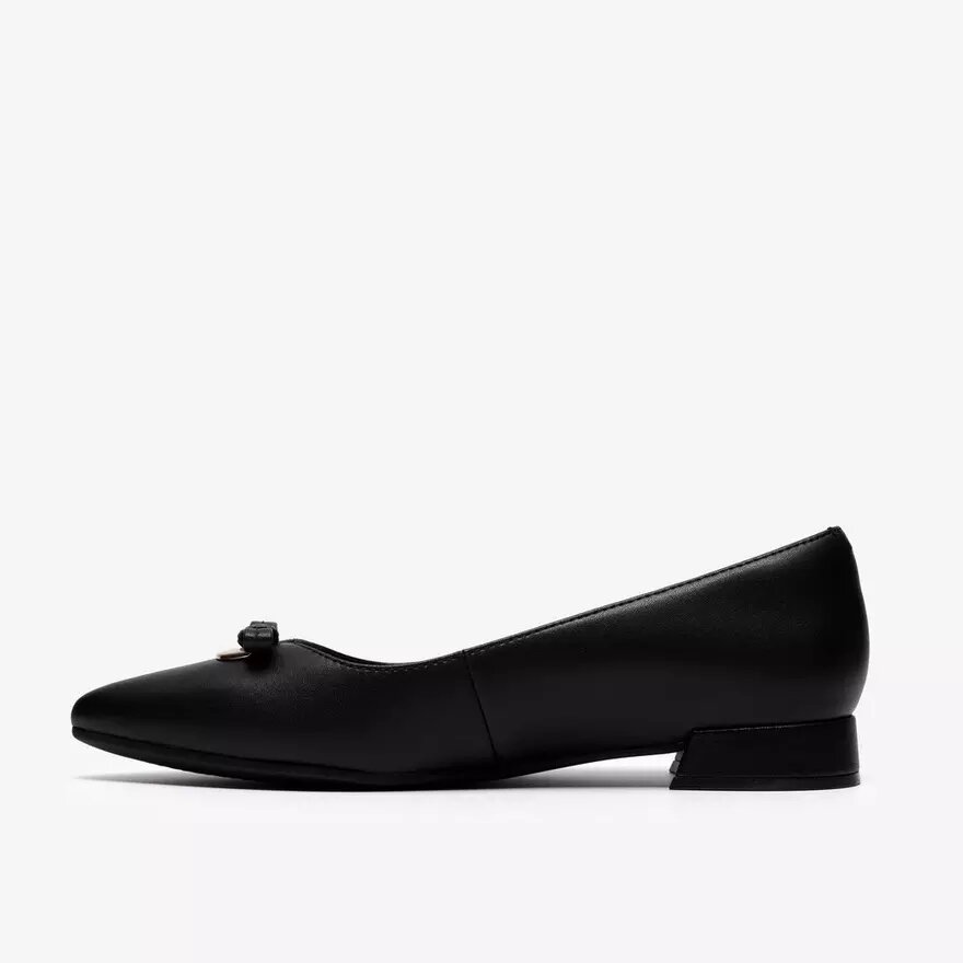 Γυναικεία μαύρα δερμάτινα Slip-ons Natalyn Trim Γυναικεία μαύρα δερμάτινα Slip-ons Natalyn Trim