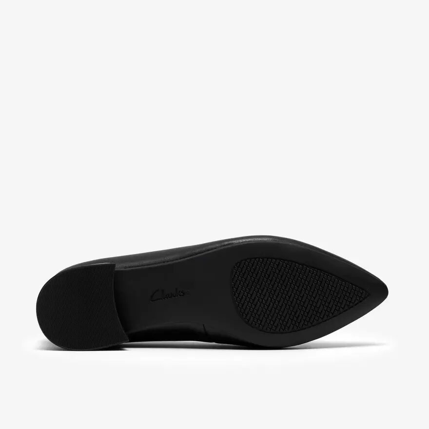 Γυναικεία μαύρα δερμάτινα Slip-ons Natalyn Trim Γυναικεία μαύρα δερμάτινα Slip-ons Natalyn Trim