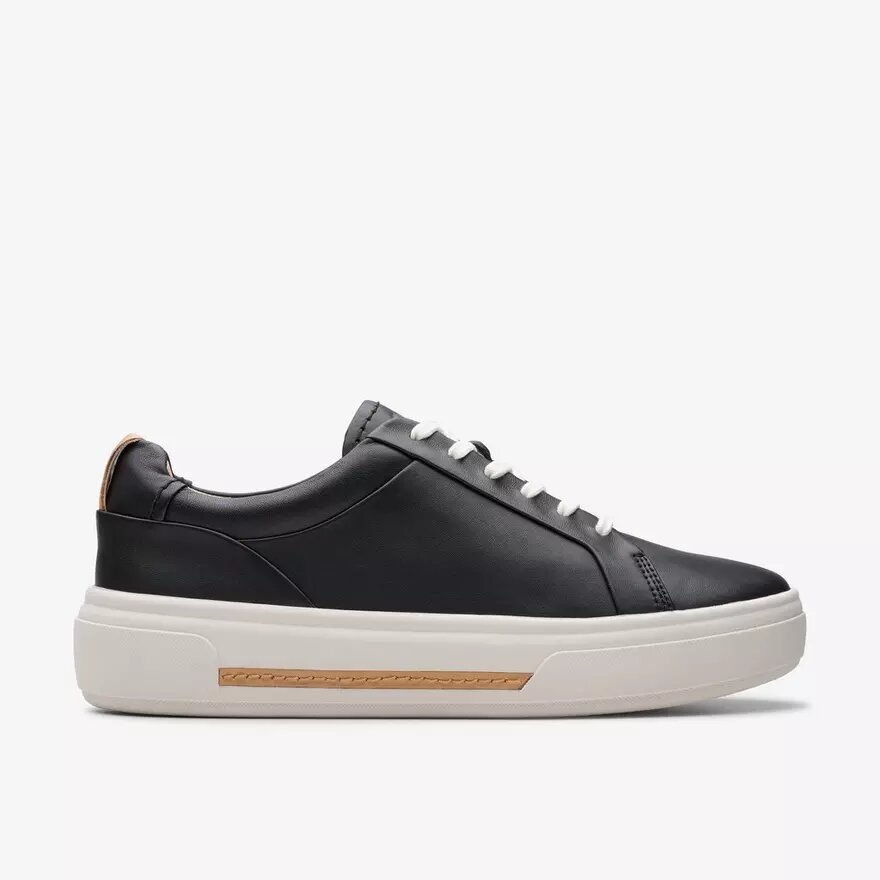 Γυναικεία μαύρα δερμάτινα Sneakers για Περιπάτο Hollyhock Walk Γυναικεία μαύρα δερμάτινα Sneakers για Περιπάτο Hollyhock Walk