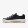 Γυναικεία μαύρα δερμάτινα Sneakers για Περιπάτο Hollyhock Walk Γυναικεία μαύρα δερμάτινα Sneakers για Περιπάτο Hollyhock Walk