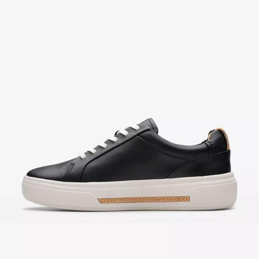 Γυναικεία μαύρα δερμάτινα Sneakers για Περιπάτο Hollyhock Walk Γυναικεία μαύρα δερμάτινα Sneakers για Περιπάτο Hollyhock Walk