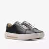 Γυναικεία μαύρα δερμάτινα Sneakers για Περιπάτο Hollyhock Walk Γυναικεία μαύρα δερμάτινα Sneakers για Περιπάτο Hollyhock Walk