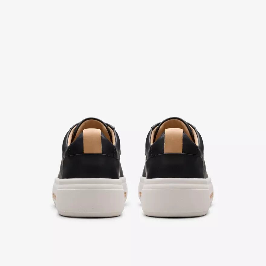 Γυναικεία μαύρα δερμάτινα Sneakers για Περιπάτο Hollyhock Walk Γυναικεία μαύρα δερμάτινα Sneakers για Περιπάτο Hollyhock Walk