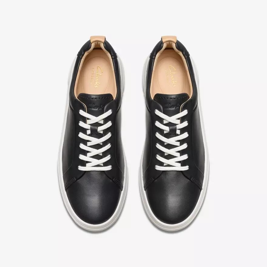 Γυναικεία μαύρα δερμάτινα Sneakers για Περιπάτο Hollyhock Walk Γυναικεία μαύρα δερμάτινα Sneakers για Περιπάτο Hollyhock Walk
