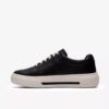 Γυναικεία μαύρα δερμάτινα Sneakers Hollyrose Zip Γυναικεία μαύρα δερμάτινα Sneakers Hollyrose Zip