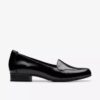 Γυναικεία μαύρα Slip-ons Krystine Lily από λουστρίνι Γυναικεία μαύρα Slip-ons Krystine Lily από λουστρίνι