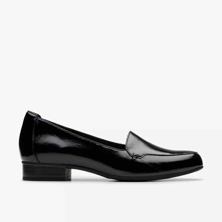 Γυναικεία μαύρα Slip-ons Krystine Lily από λουστρίνι Γυναικεία μαύρα Slip-ons Krystine Lily από λουστρίνι