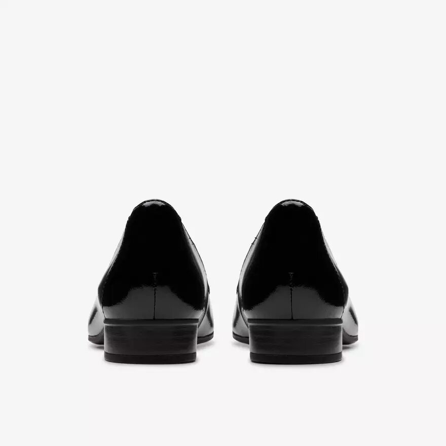 Γυναικεία μαύρα Slip-ons Krystine Lily από λουστρίνι Γυναικεία μαύρα Slip-ons Krystine Lily από λουστρίνι