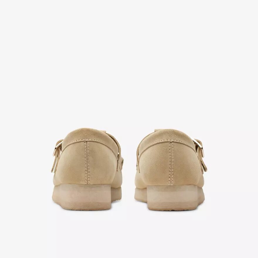 Γυναικεία μοκασίνια Wallabee T-Bar από σουέτ σε απόχρωση σφενδάμου Γυναικεία μοκασίνια Wallabee T-Bar από σουέτ σε απόχρωση σφενδάμου
