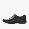 Γυναικεία παπούτσια Carleigh Ray από μαύρο δέρμα Slip-ons χωρίς κορδόνια Γυναικεία παπούτσια Carleigh Ray από μαύρο δέρμα Slip-ons χωρίς κορδόνια