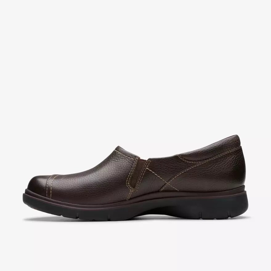 Γυναικεία παπούτσια Certina Ease Slip-ons από σκούρο καφέ δέρμα Γυναικεία παπούτσια Certina Ease Slip-ons από σκούρο καφέ δέρμα