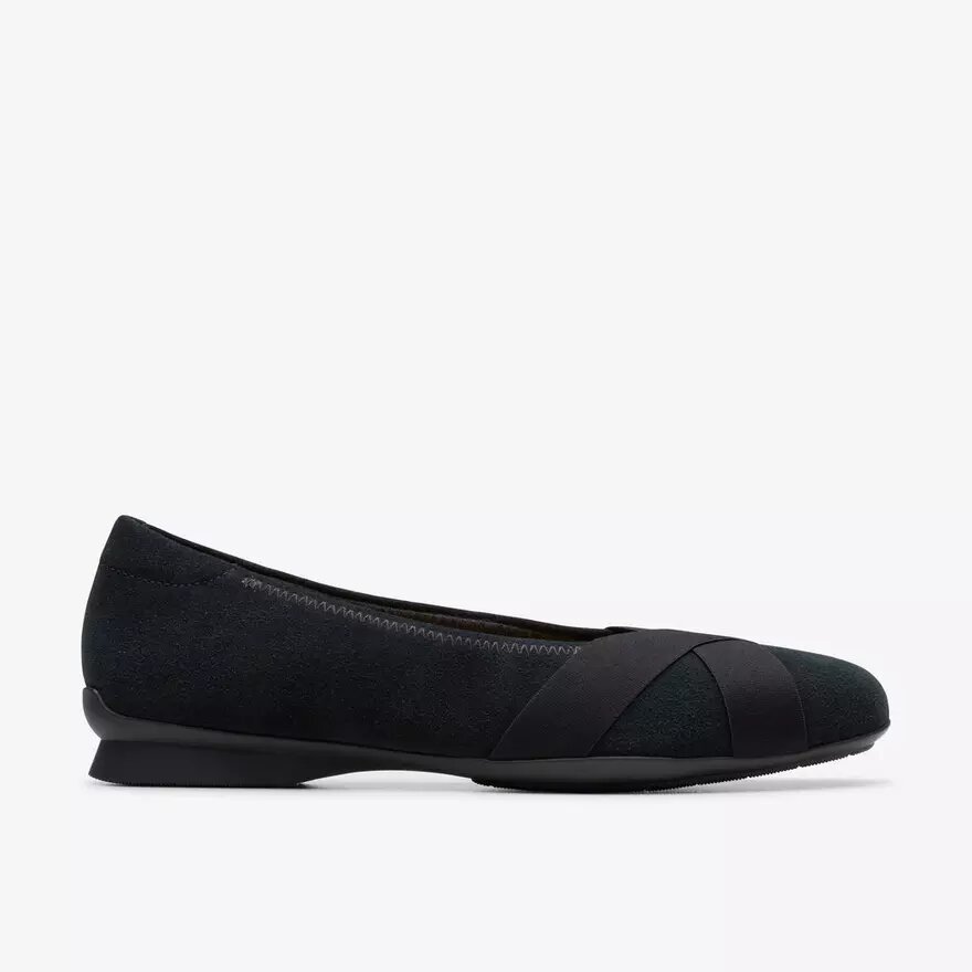 Γυναικεία παπούτσια Jazmynn Gem από μαύρο σουέτ Slip-ons χωρίς κορδόνια Γυναικεία παπούτσια Jazmynn Gem από μαύρο σουέτ Slip-ons χωρίς κορδόνια