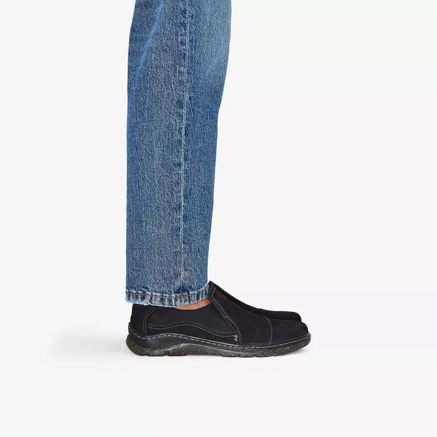 Γυναικεία παπούτσια Orlene Slip-ons από μαύρο δέρμα Γυναικεία παπούτσια Orlene Slip-ons από μαύρο δέρμα