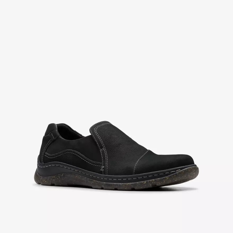 Γυναικεία παπούτσια Orlene Slip-ons από μαύρο δέρμα Γυναικεία παπούτσια Orlene Slip-ons από μαύρο δέρμα