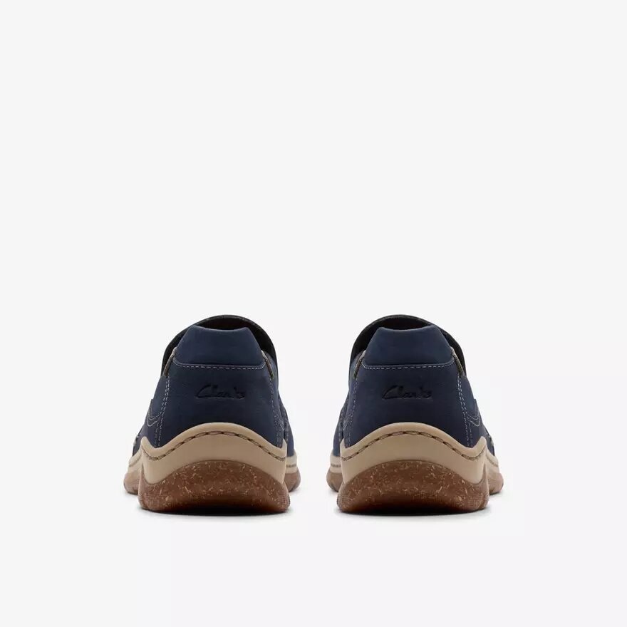 Γυναικεία παπούτσια Orlene Slip-ons σε ναυτικό μπλε χρώμα από νουμπούκ Γυναικεία παπούτσια Orlene Slip-ons σε ναυτικό μπλε χρώμα από νουμπούκ