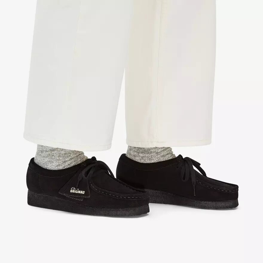 Γυναικεία παπούτσια Wallabee™ από μαύρο σουέτ Γυναικεία παπούτσια Wallabee™ από μαύρο σουέτ