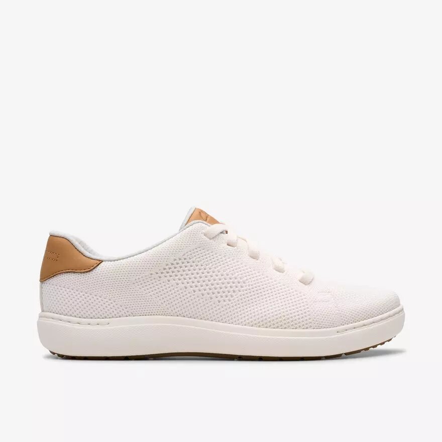 Γυναικεία πλεκτά πάνινα Sneakers για Περιπάτου Nalle σε λευκό χρώμα Γυναικεία πλεκτά πάνινα Sneakers για Περιπάτου Nalle σε λευκό χρώμα