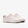 Γυναικεία πλεκτά πάνινα Sneakers για Περιπάτου Nalle σε λευκό χρώμα Γυναικεία πλεκτά πάνινα Sneakers για Περιπάτου Nalle σε λευκό χρώμα