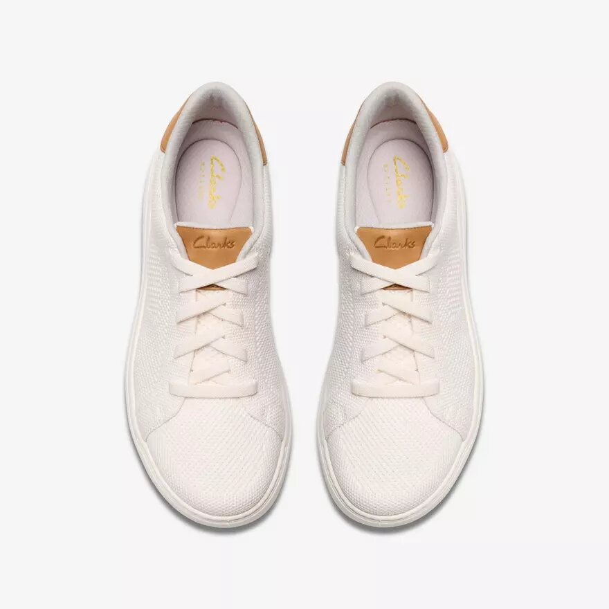 Γυναικεία πλεκτά πάνινα Sneakers για Περιπάτου Nalle σε λευκό χρώμα Γυναικεία πλεκτά πάνινα Sneakers για Περιπάτου Nalle σε λευκό χρώμα