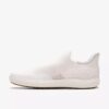 Γυναικεία πλεκτά Slip-ons Nalle Step σε λευκό χρώμα