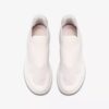 Γυναικεία πλεκτά Slip-ons Nalle Step σε λευκό χρώμα