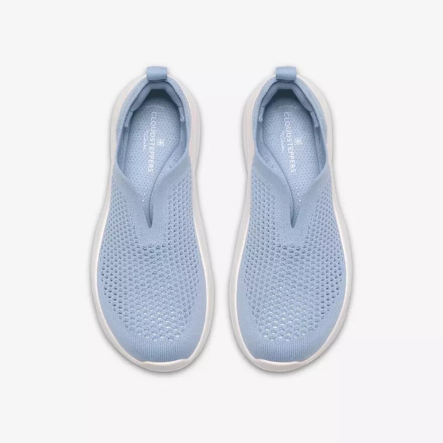 Γυναικεία πλεκτά Sneakers Solevana σε ανοιχτό μπλε χρώμα Γυναικεία πλεκτά Sneakers Solevana σε ανοιχτό μπλε χρώμα
