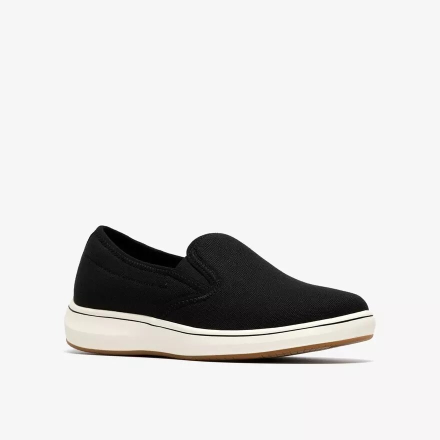 Γυναικεία Slip-ons Breeze Sky Zoe από μαύρο καμβά χωρίς κορδόνια Γυναικεία Slip-ons Breeze Sky Zoe από μαύρο καμβά χωρίς κορδόνια